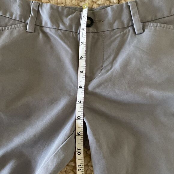 Old Navy Grey Low Rise Cotton Blend Career Ankle Straight Leg Zip Pants Size 6 - Picture 11 of 11